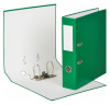 папка-регистратор 1394470 a4 80мм пвх/бумага зеленый без. окант.