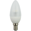 c4ev42elc ecola candle led 4,2w 220v e14 4000k полуматовая свеча искристая пирамида 98x36