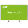 UM.ME0EE.010 ACER 43" ET430Kwmiiqppx IPS LED, 3840x2160, 5ms, 350cd/m2, 1100:1, 2xHDMI(2.0) + DP(1.2) + MiniDP + DP Out + Audio Out, 7Wx2, White (repl. UM.ME0EE.00