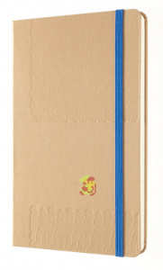 блокнот moleskine limited edition the legend of zelda lezdqp060a large 130х210мм 240стр. линейка твердая обложка бежевый