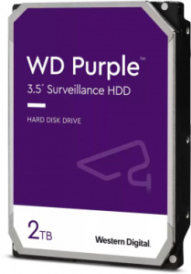 Жесткий диск WD SATA-III 2Tb WD22PURZ Surveillance Purple (5400rpm) 256Mb 3.5"