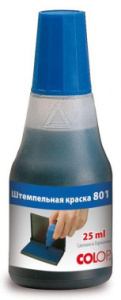 краска штемпельная colop 801/25ml оттис.:красный водный/глицериновый 25мл