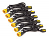 кабель сетевой apc power cord kit (6 ps), locking, iec 320 c13 to iec 320 c14, 10a, 208/230v, 1,2 m (ap8704s-ww)
