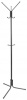 ВНП25 Вешалка напольная Исток черный основание крестовина наконечники черный крючки двойные сталь