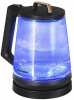 Чайник электрический Redmond RK-G190 1.7л. 2200Вт черный/дерево (корпус: стекло)