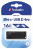 Флеш Диск Verbatim 16Gb Store n Go Slider 98696 USB2.0 черный