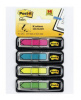закладки самокл. пластиковые 3m post-it 684-arr4-ru 7000042772 12мм 4цв.в упак. 24лист