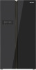 Холодильник Shivaki SBS-574DNFGBL черное стекло (двухкамерный)