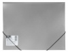 папка на резинке silwerhof basic 255075-11 1 отдел. a4 пластик 0.5мм серый