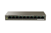коммутатор 10port 10/100m f1110p-8-102w ip-com