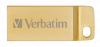 099106 Verbatim METAL EXECUTIVE 64GB USB 3.0 Flash Drive (Gold)