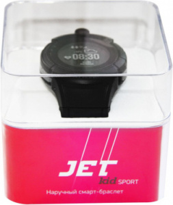 смарт-часы jet kid sport 50мм 1.44" tft черный (sport black)