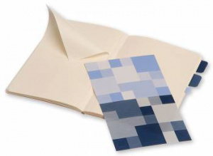 блокнот moleskine volant qp713b12b11 pocket 90x140мм 80стр. нелинованный мягкая обложка синий/темно-синий (2шт)