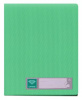 папка с 40 прозр.вклад. бюрократ crystal -cr40grn a4 пластик 0.5мм зеленый