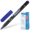 маркер перманентный centropen 2846/1с пулевидный пиш. наконечник 1мм синий