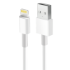 dcs8pin2munc unico кабель lightning - usb, 2,1a, 480 мбит/с, силикон, 2м, белый, rtl box