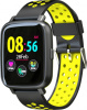 смарт-часы jet sport sw-5 52мм 1.44" ips корп.черный рем.желтый (sw-5 yellow)