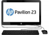 v2f86ea#acb моноблок hp pavilion 23-q203ur 23"(1920x1080)/intel core i3 6100t(3.2ghz)/8192mb/1000gb/dvdrw/int:intel hd/cam/bt/wifi/war 1y/11.19kg/silver/white/w