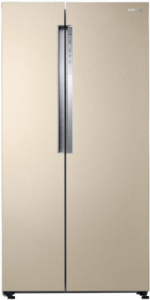 Холодильник Samsung RS62K6130FG/WT золотистый (двухкамерный)