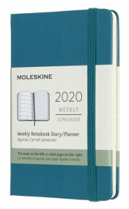 dhk3412wn2 еженедельник moleskine classic wknt pocket 90x140мм 144стр. темно-бирюзовый