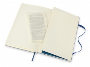блокнот moleskine limited edition blend lcbd06qp060d large 130х210мм обложка текстиль 240стр. линейка твердая обложка голубой