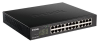 d-link dgs-1100-24pv2/a2a, l2 smart switch with 24 10/100/1000base-t ports (12 poe ports 802.3af/802.3at (30 w), poe budget 100 w). 8k mac address, 80