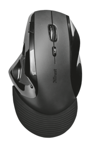21722 Trust Wireless Mouse Vergo, USB, 800-2400dpi, Ergonomic, Black [21722]