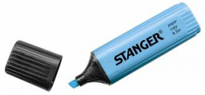 текстовыделитель stanger 180005000 синий