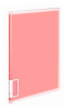 папка с 10 прозр.вклад. kokuyo coloree ra-v10p a4 пластик 0.75мм розовый