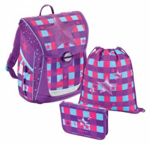 00138626 ранец step by step baggymax fabby pink star 3 предмета