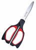 ножницы kw-trio 03918-red универсальные 215мм ручки с резиновой вставкой сталь красный