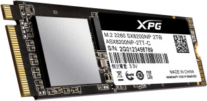 Накопитель SSD A-Data PCI-E 3.0 x4 2Tb ASX8200PNP-2TT-C XPG SX8200 Pro M.2 2280