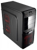 V3X Advance Evil Black Edition 600W Корпус Aerocool V3X Advance Evil Black Edition, ATX, 600Вт (VX-600), USB 3.0, коннекторы 2x PCI-E (6+2-Pin), 4x SATA, 3x MOLEX, 1x 4+4-Pin