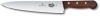 Нож кухонный Victorinox Rosewood (5.2000.25G) стальной разделочный лезв.250мм прямая заточка коричневый подар.коробка