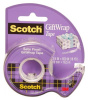 клейкая лента канцелярская 3m scotch giftwrap (15) 7100093925 шир.19мм дл.7.5м полуматовая на мини-диспенсере