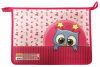 папка для тетрадей silwerhof 671911 сова a4 340х245х40мм 1 отделение пластик/картон ламинированный на молнии