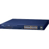коммутатор/ planet gsw-1820hp 16-port 10/100/1000t 802.3at poe + 2-port 1000x sfp ethernet switch (240w poe budget, standard/vlan/extend mode)