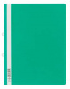 папка-скоросшиватель durable 2580-05 прозрач.верх.лист боков.перф. пластик зеленый