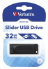 Флеш Диск Verbatim 32Gb Store n Go Slider 98697 USB2.0 черный