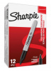 маркер перманентный paper mate fine s0810930/12 sharpie черный (12шт.)