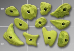 Зацепы полиэфирные для скалолазания 11 шт. #11_019