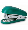 степлер kw-trio 5512grn mini 24/6 26/6 (15листов) встроенный антистеплер зеленый 50скоб блистер