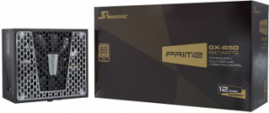 GX-650 (SSR-650GD2) Блок питания Seasonic ATX 650W PRIME GX-650 80+ gold 24+2x(4+4) pin 135mm fan 10xSATA Cab Manag RTL