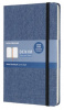 блокнот moleskine limited edition denim lcdnb2qp060 large 130х210мм обложка текстиль 240стр. линейка синий antwerp blue