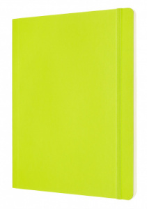 блокнот moleskine classic soft qp623c2 xlarge 190х250мм 192стр. нелинованный мягкая обложка лайм