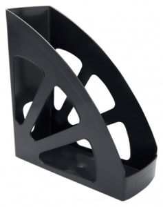 1535346 лоток вертикальный buro оптима 230x255x100мм черный пластик