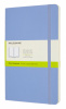 блокнот moleskine classic soft qp618b42 large 130х210мм 192стр. нелинованный мягкая обложка голубая гортензия