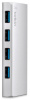 Разветвитель USB 3.0 Belkin F4U088VFAPL 4порт. серебристый