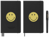 lesmileykawset набор moleskine le smiley блокнот/ежедневник/ручка-роллер large линейка черный