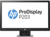 X7R53AA#ABB HP ProDisplay P203 20'' LED monitor wide (TN, 250 cd/m2, 1000:1, 5ms, 170°/160°, VGA, DisplayPort, 1600x900, LED backlight,EPEAT gold)